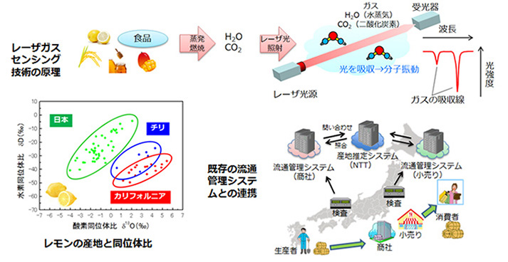 レーザガスセンシング技術の原理と既存の流通管理システムとの連携