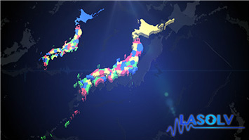 Photo34:Solving a graph coloring problem using a map of Japan (Before coloring)