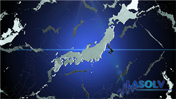 Photo35:Solving a graph coloring problem using a map of Japan (After coloring)