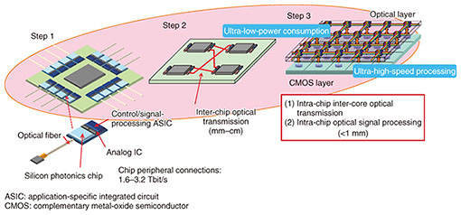 Fig. 4. Roadmap for photonics-electronics convergence technology.