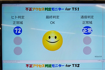 振る舞いを登録済みの本人が操作すると「正常」と判定される