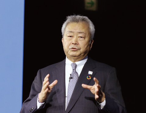 写真1 澤田純社長講演