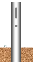 図３　電柱削孔