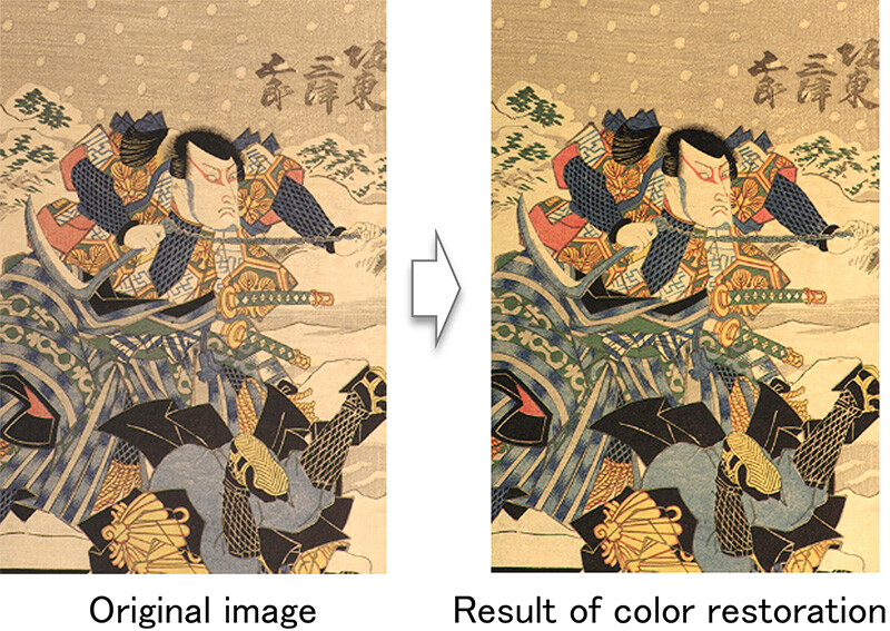Fig. 3:Virtual Color restoration
