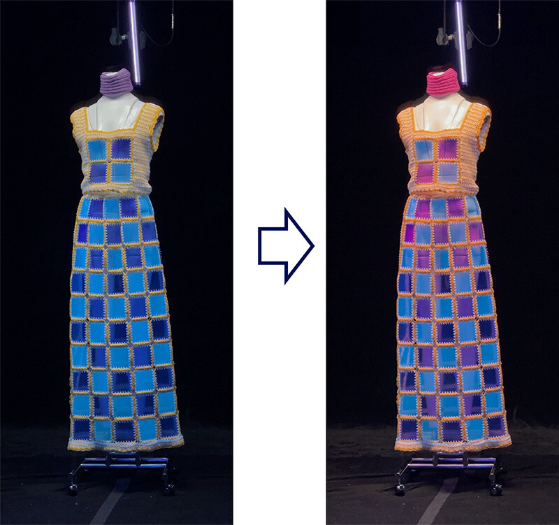 Fig.4: Specific color change
