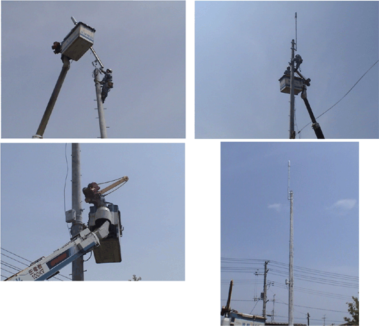 Fig. 13 Example of AP installation in Haramachi city