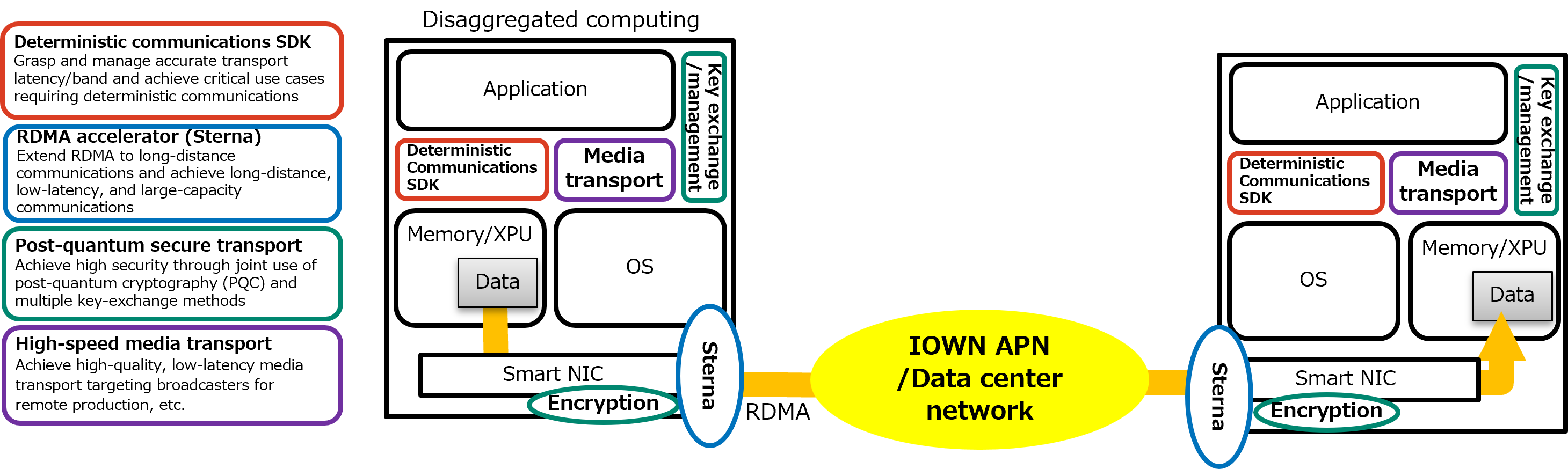 RDMA acceleration technology (Sterna)