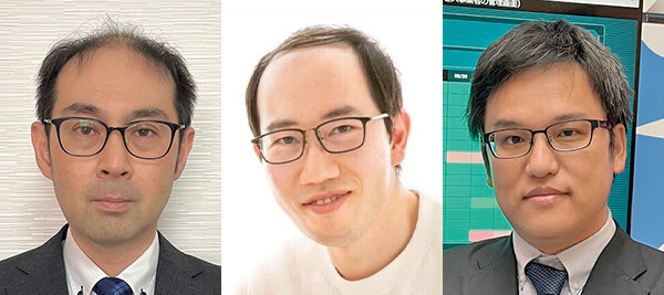 （左から）上原　貴之／鐘本　楊／野村　啓仁