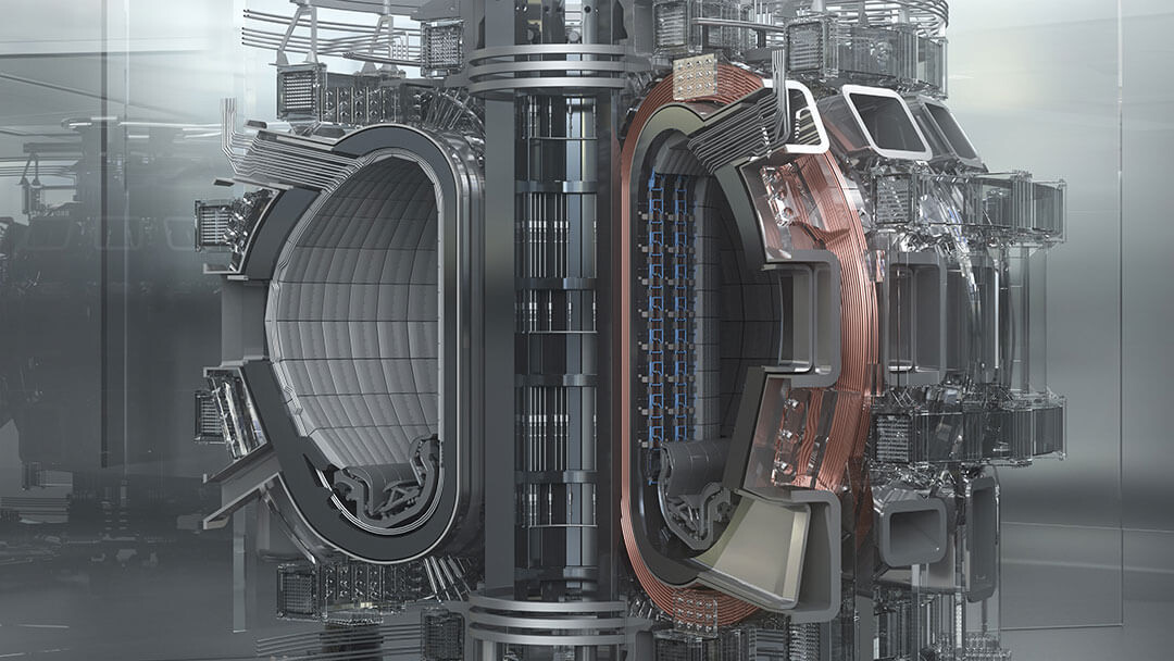 ITER(国際熱核融合実験炉)のイメージ<
